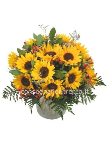 Bouquet di girasoli per rallegrare le giornate